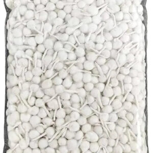 Premium Long Cotton Bati Lambe Bati for Oil Lamps and Daily Puja